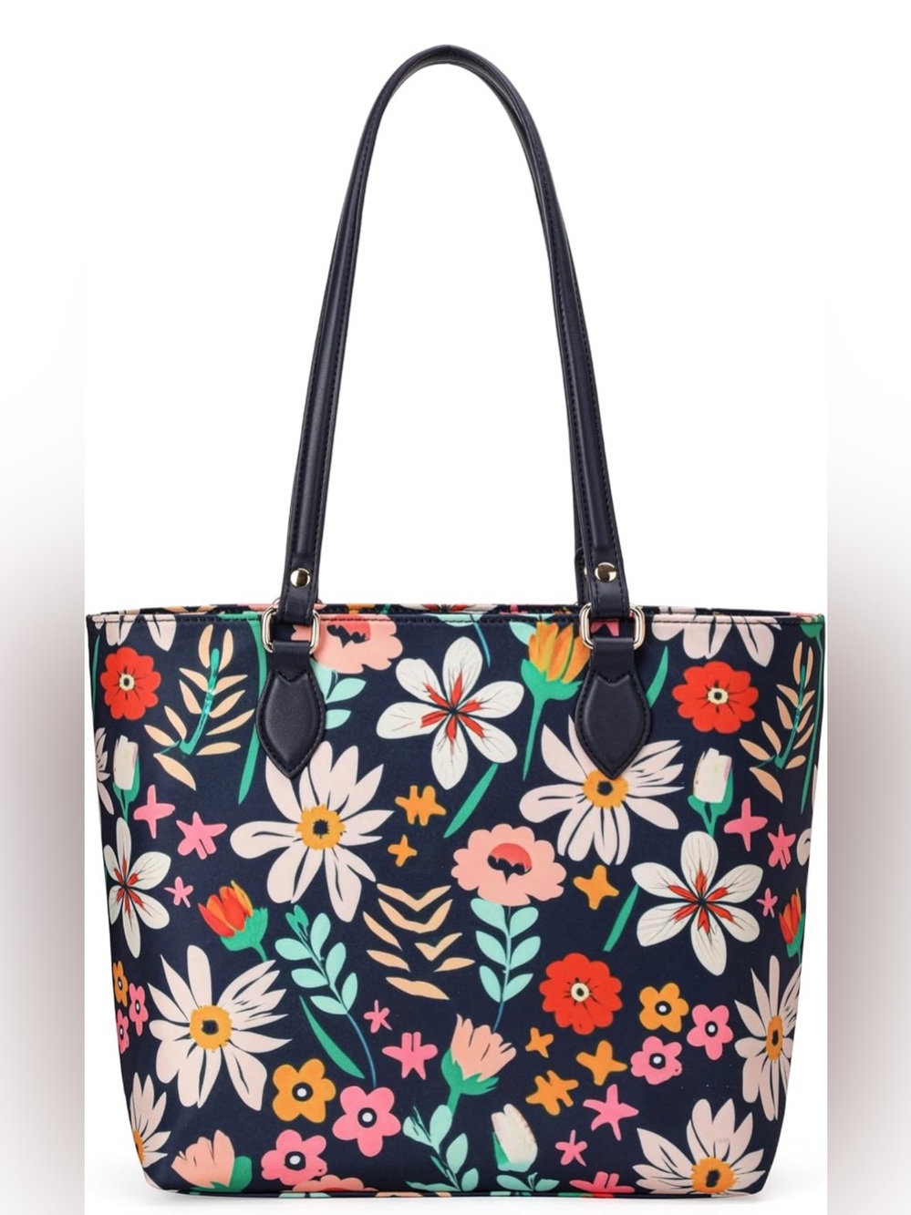 Tote bags for women, tote purse, nylon tote bag, with zipper and pockets